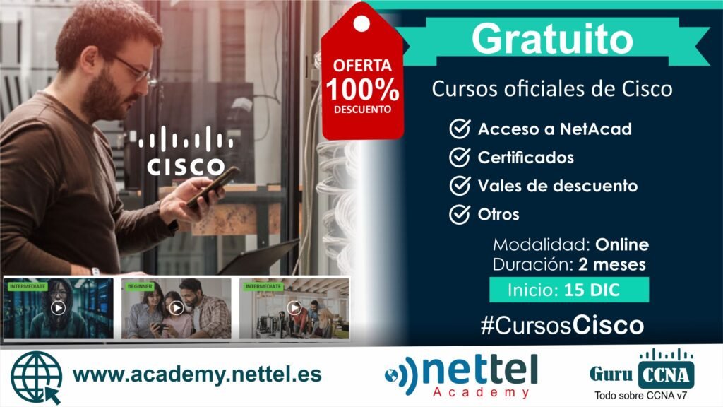 Cursos gratuitos de Cisco